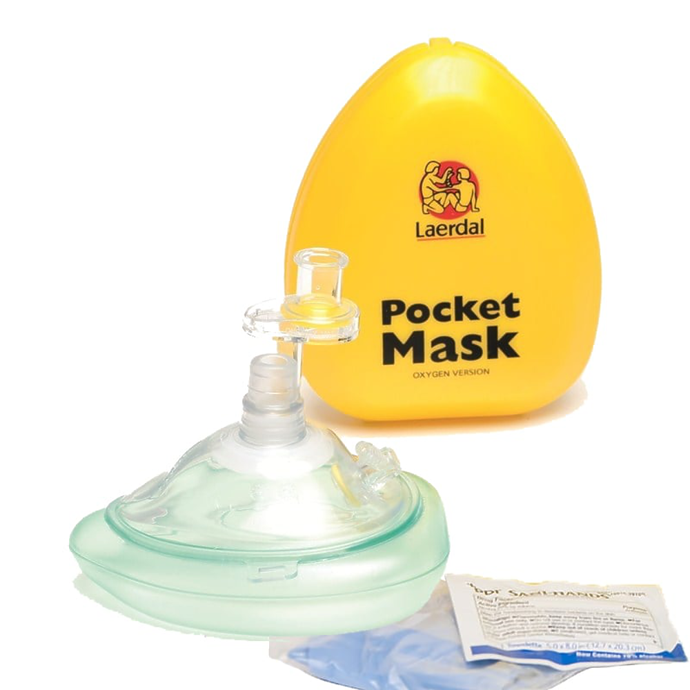 bag alien Es Laerdal Pocket Mask With Case And O2 Inlet | Water Safety Products
