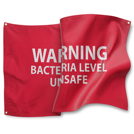BACTERIA WARNING FLAG