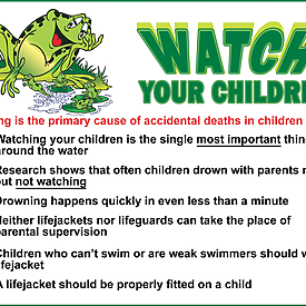 WATCH YOUR CHILDREN SIGN