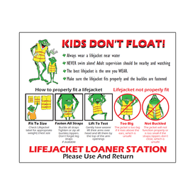 LIFEJACKET LOANER SIGN