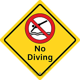 NO DIVING