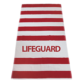 LIFEGUARD STRIPED TOWEL