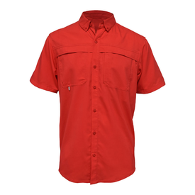 Mens SS UPF Button Down Shirt