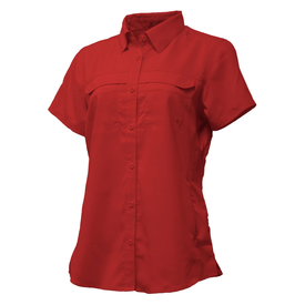Lady SS UPF Button Down Shirt
