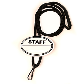 STAFF NAME TAG W/ BRK