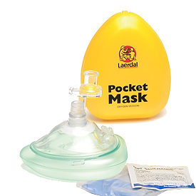 LAERDAL MASK/CASE W/O2