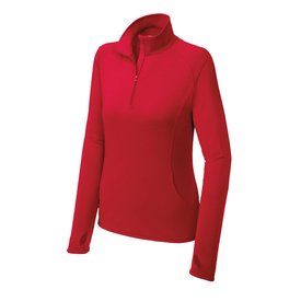 Ladies Stretch Zip Pullover