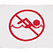 WARNING FLAG WITH GRAPHIC Front