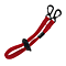 CLIP EASY MASK STRAP RED