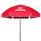 LG VINYL UMBRELLA 6.5FT RED