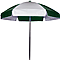 VINYL UMBRELLA (2 COLORS) WHITE/TEAL