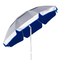 SOLAR GUARD UMBRELLA 5.5 FT SILVER TOP/BLUE