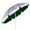 SOLAR GUARD UMBRELLA 5.5 FT SILVER TOP/GREEN