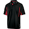 MEN'S AVENGER POLO S/S BLACK/GREY