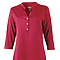 LADIES UPF50 HENLEY