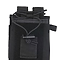 RADIO POUCH BLACK Back