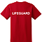 LIFEGUARD S/S TEE (COLOR) RED Back