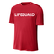 S/S LIFEGUARD TECH T RED