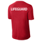 S/S LIFEGUARD TECH T RED