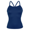 TANKINI TOP NAVY Front