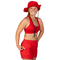 FEMALE BOARD SHORT RED