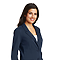 LADIES KNIT BLAZER NAVY